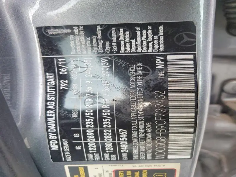 2012 MERCEDES-BENZ GLK 350 4MATIC  