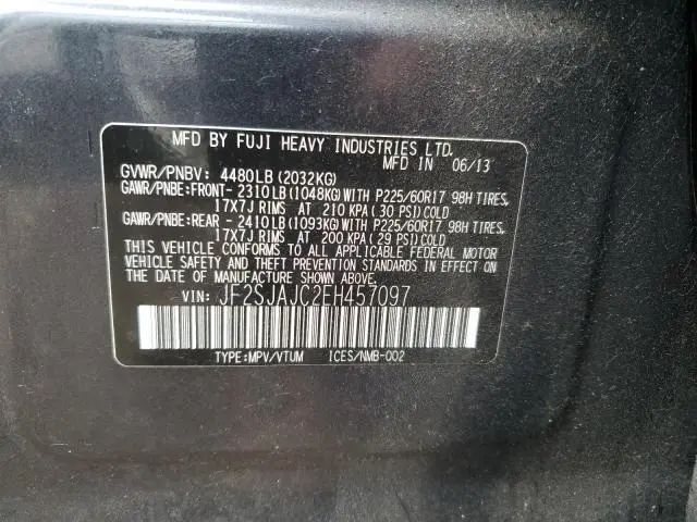 2014 SUBARU FORESTER 2.5I LIMITED  