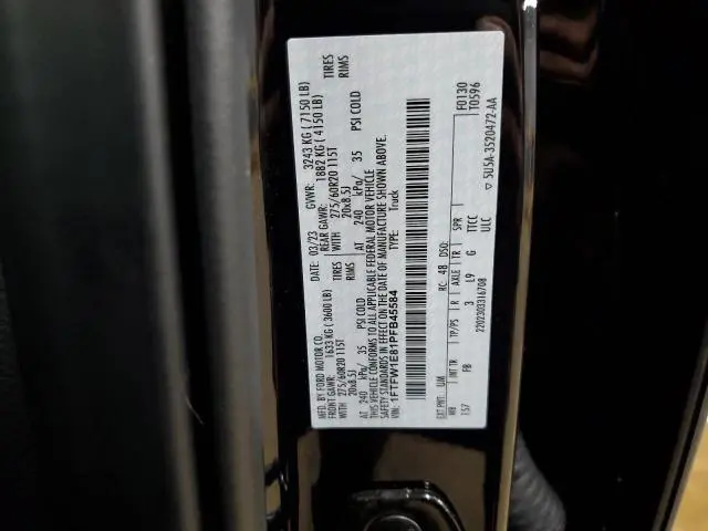 2023 FORD F150 SUPERCREW  