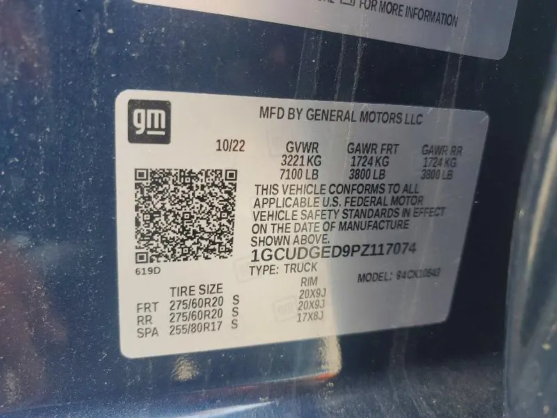 2023 CHEVROLET SILVERADO K1500 LTZ  