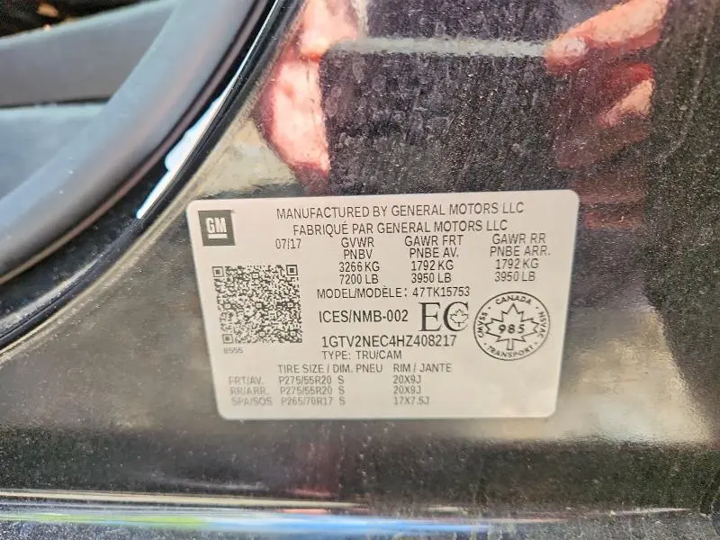 2017 GMC SIERRA K1500 SLT  