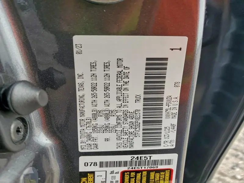 2023 TOYOTA TUNDRA CREWMAX CAPSTONE  