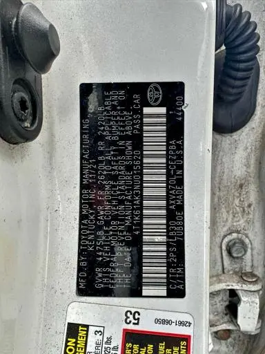 2022 TOYOTA CAMRY XSE  