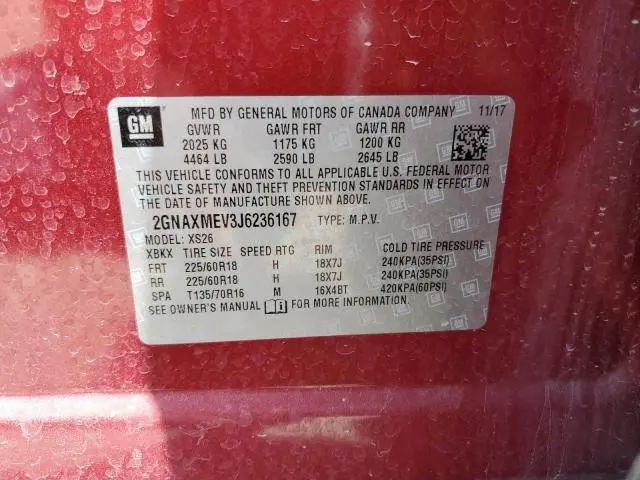 2018 CHEVROLET EQUINOX PREMIER  