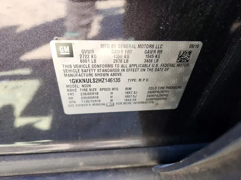2017 GMC ACADIA SLT-1  