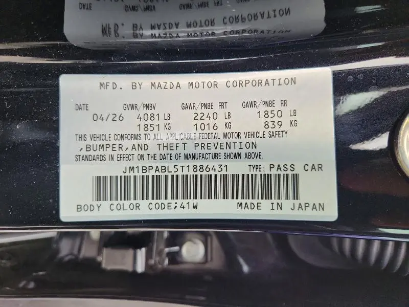 2026 MAZDA 3 SELECT SPORT  