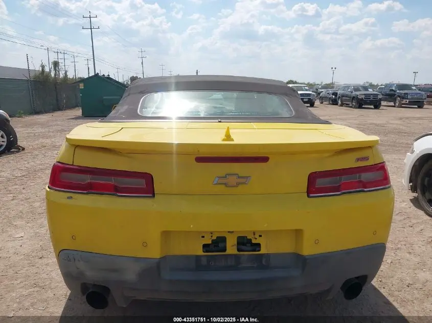 2015 CHEVROLET CAMARO 2LT
