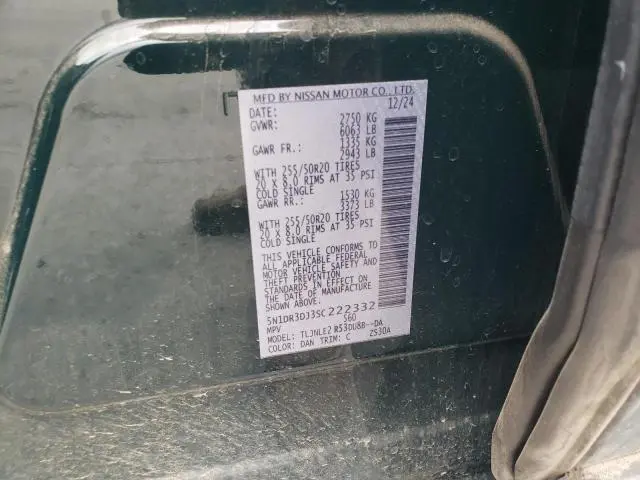 2025 NISSAN PATHFINDER PLATINUM  