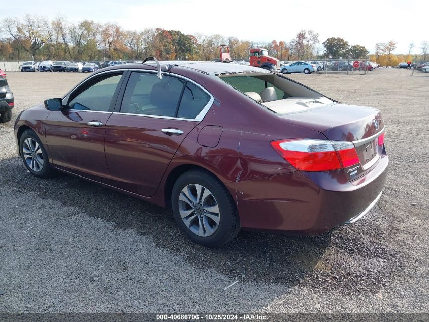 2015 HONDA ACCORD LX