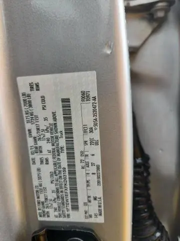 2015 FORD F150 SUPERCREW  