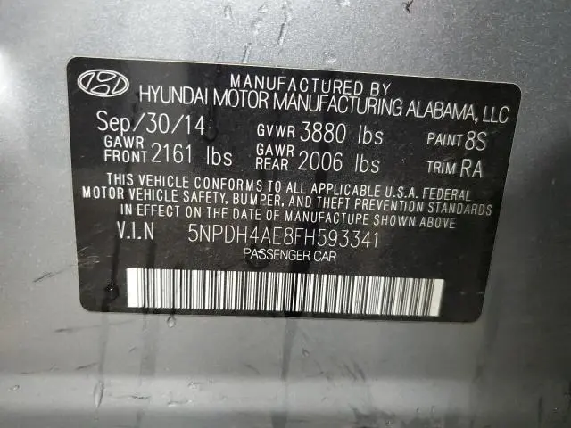 2015 HYUNDAI ELANTRA SE