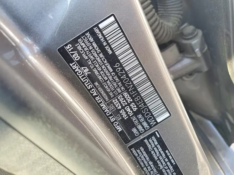 2015 MERCEDES-BENZ CLA 250  
