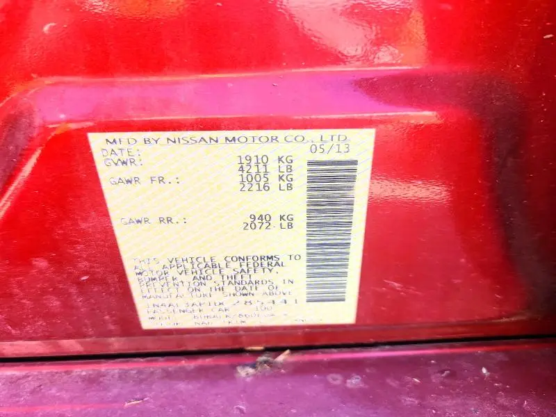2013 NISSAN ALTIMA 2.5  