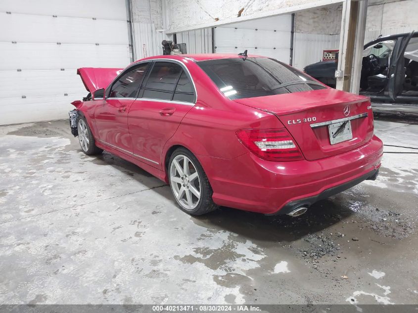 2014 MERCEDES-BENZ C 300 LUXURY 4MATIC/SPORT 4MATIC