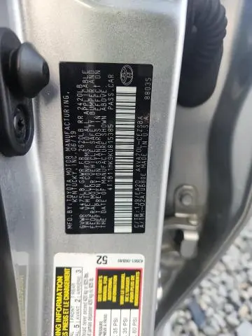 2019 TOYOTA CAMRY SE  