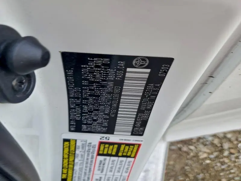 2020 TOYOTA CAMRY SE  