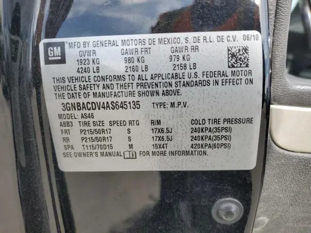 2010 CHEVROLET HHR LT  