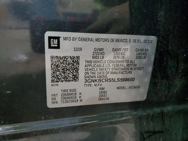 2020 CHEVROLET BLAZER 2LT  