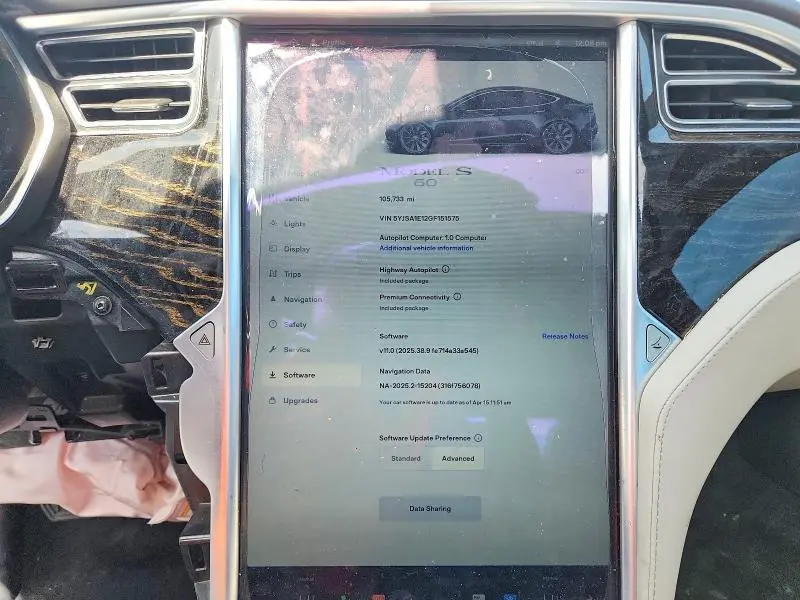 2016 TESLA MODEL S   