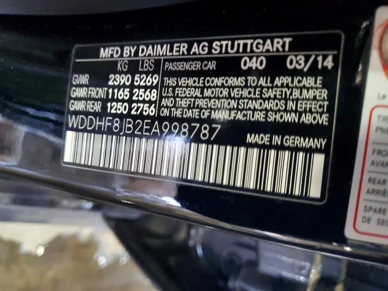 2014 MERCEDES-BENZ E 350 4MATIC  