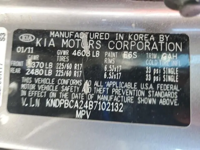 2011 KIA SPORTAGE LX  