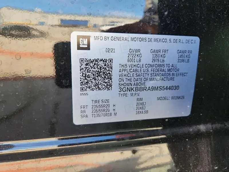 2021 CHEVROLET BLAZER 1LT  