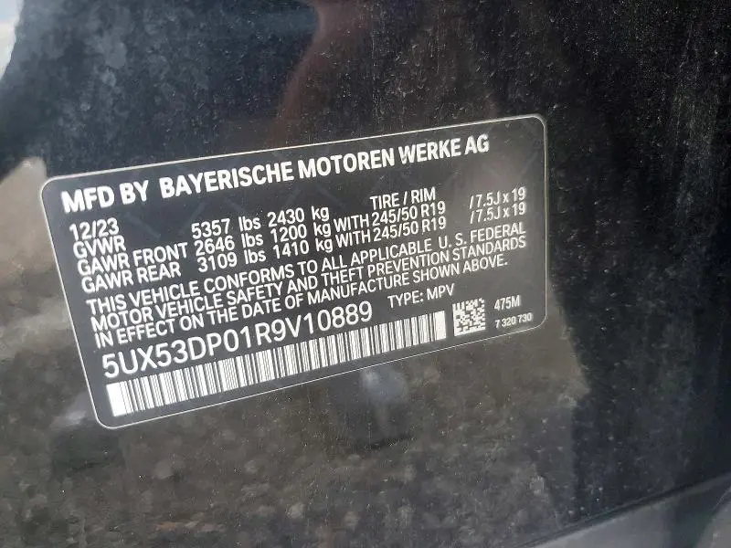 2024 BMW X3   