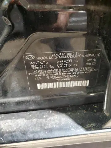 2013 HYUNDAI SONATA GLS  