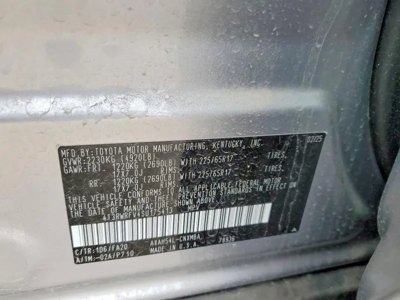 2025 TOYOTA RAV4 HYBRID XLE AWD