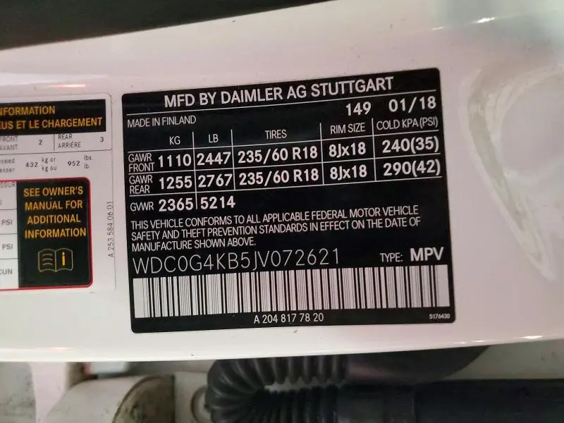 2018 MERCEDES-BENZ GLC 300 4MATIC  