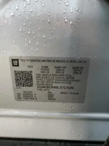 2020 CHEVROLET BLAZER 2LT  