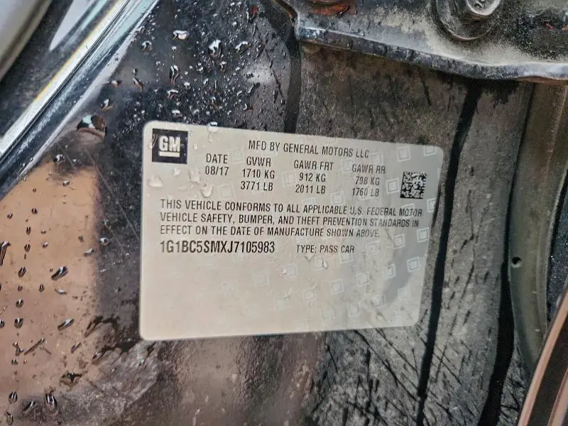 2018 CHEVROLET CRUZE LS  