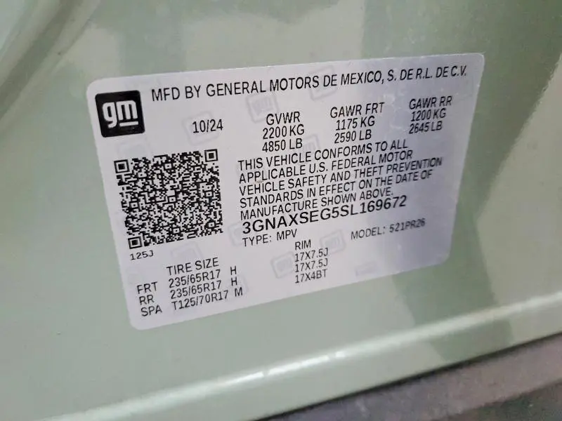 2025 CHEVROLET EQUINOX ACTIV  