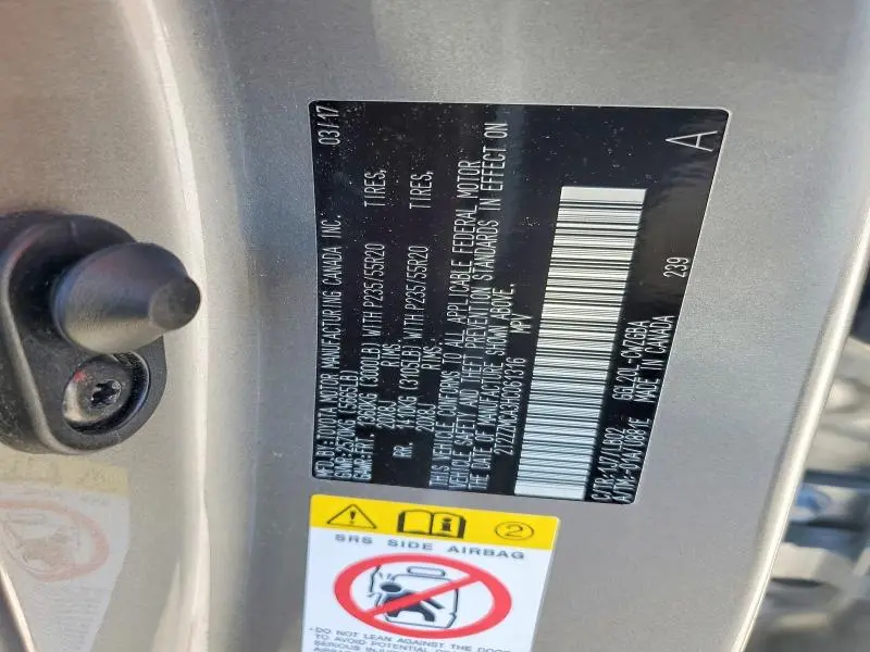 2017 LEXUS RX 350 BASE  