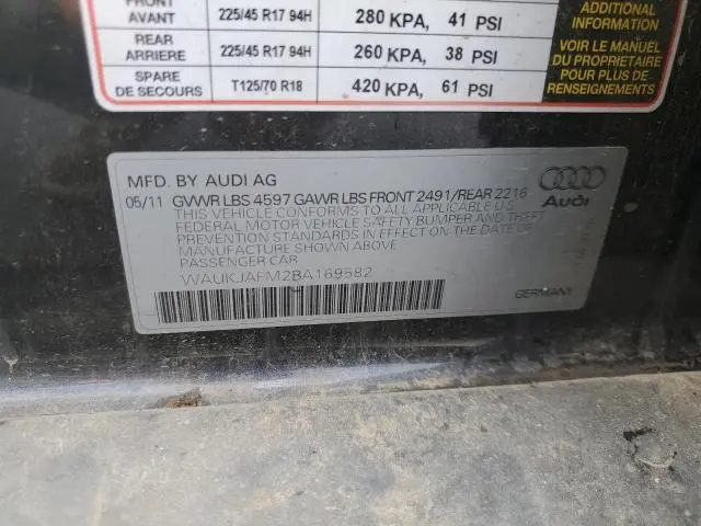 2011 AUDI A3 PREMIUM PLUS  