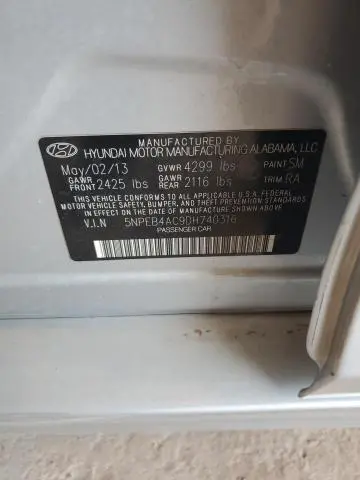 2013 HYUNDAI SONATA GLS  