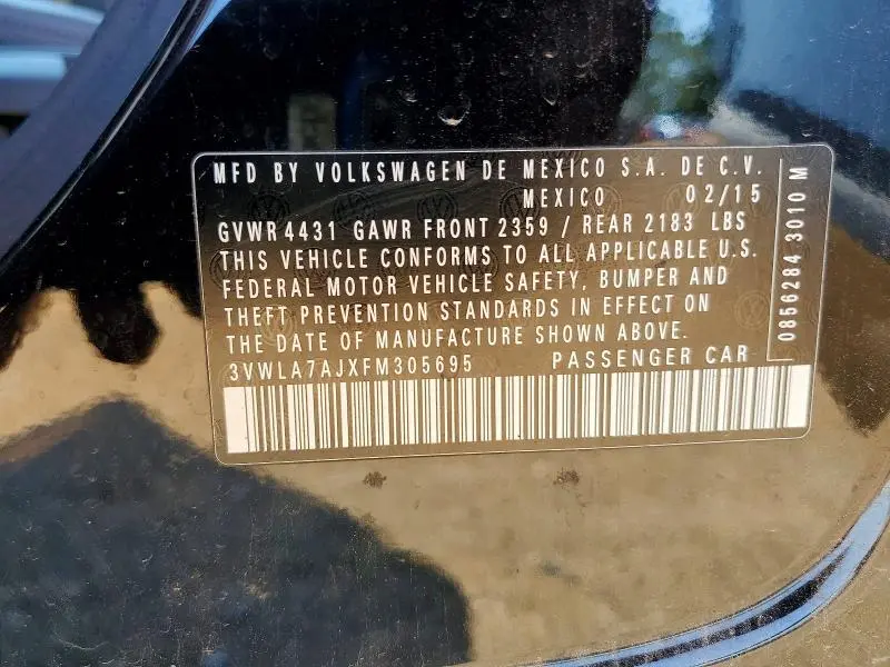 2015 VOLKSWAGEN JETTA TDI  