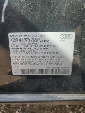 2015 AUDI Q3 PRESTIGE  