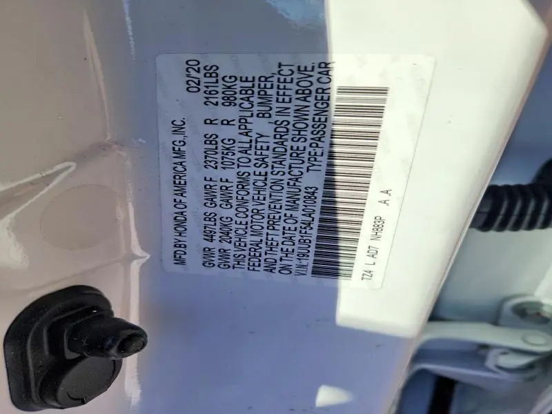 2020 ACURA TLX TECHNOLOGY  