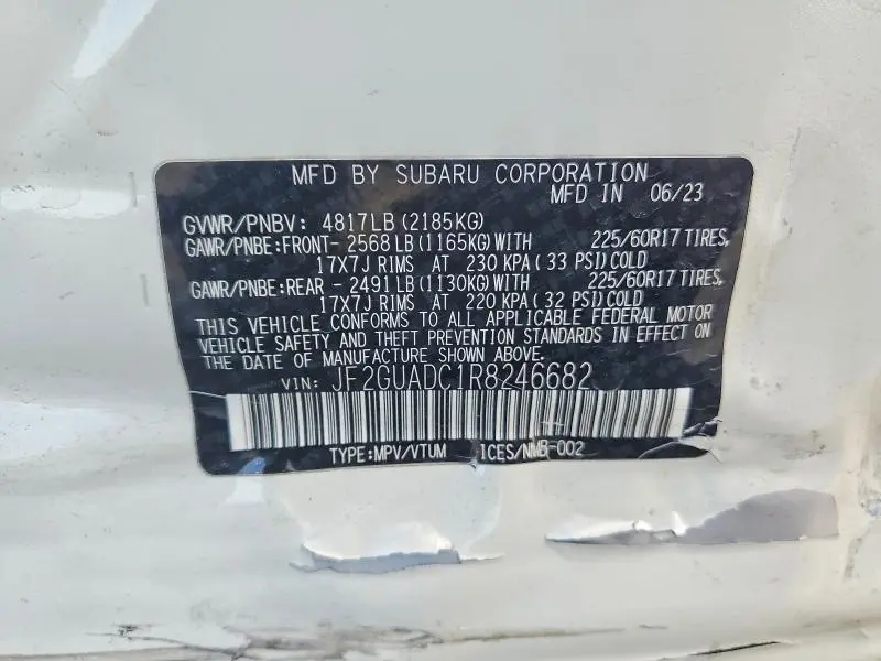 2024 SUBARU CROSSTREK PREMIUM  