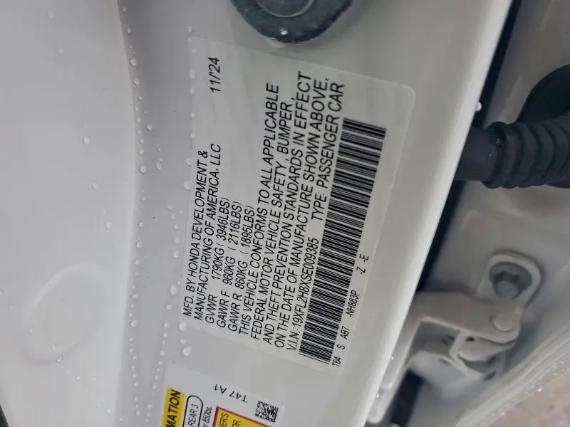 2025 HONDA CIVIC SPORT  