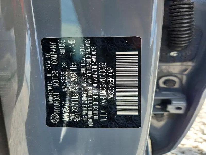 2021 HYUNDAI ELANTRA SEL  