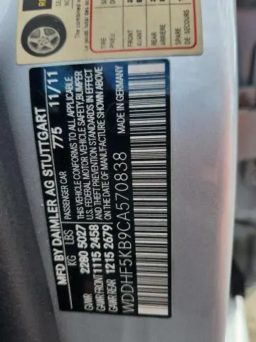 2012 MERCEDES-BENZ E 350  