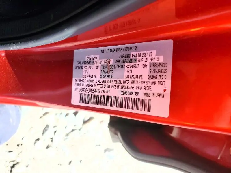 2018 MAZDA CX-5 SPORT  