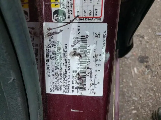 2012 FORD FUSION SE  
