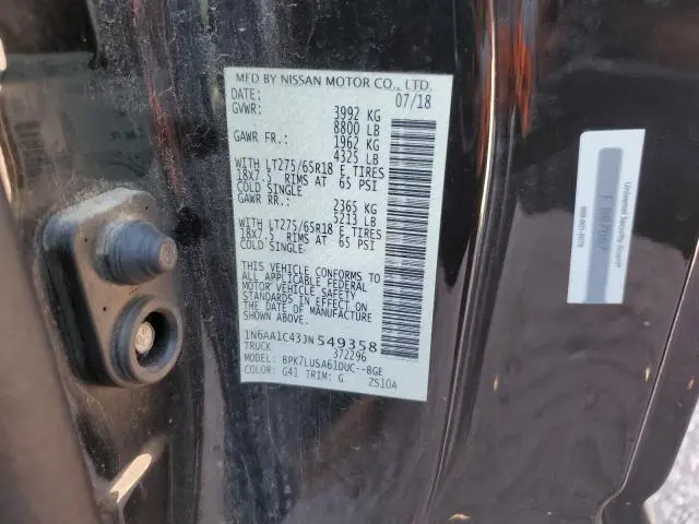 2018 NISSAN TITAN XD SV  