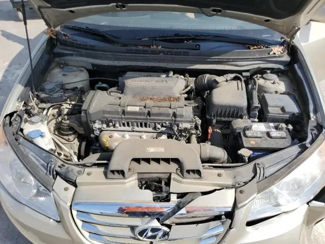 2010 HYUNDAI ELANTRA BLUE