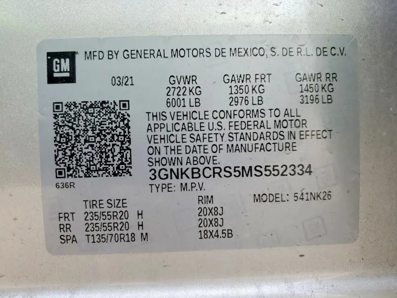 2021 CHEVROLET BLAZER 2LT  
