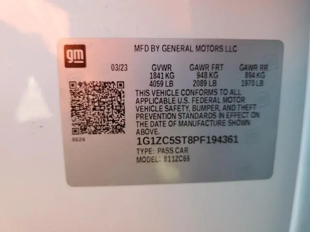 2023 CHEVROLET MALIBU LS  