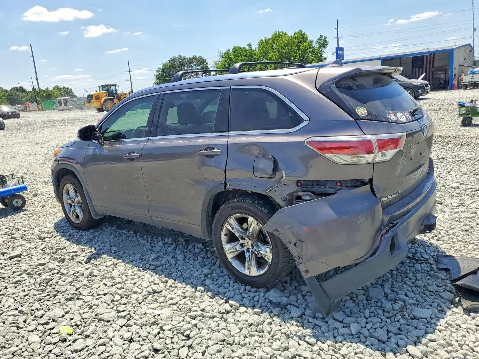 2015 TOYOTA HIGHLANDER LIMITED PLATINUM  